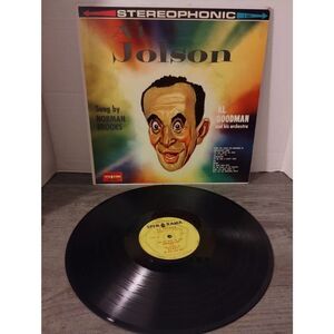 Al Jolson Al Goodman Sung By Norman Brooks Vintage Vinyl Record LP S-3051